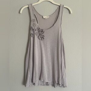Lush Lavender Floral Tank Top